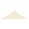 Toldo de vela HDPE color crema 160 g/m² 4.5x4.5x4.5 m 2