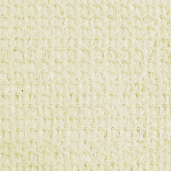 Toldo de vela HDPE color crema 160 g/m² 4.5x4.5x4.5 m M 4