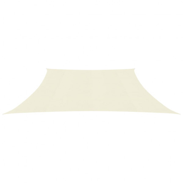 Toldo de vela HDPE color crema 160 g/m² 4/5x4 m M 2