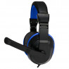 Auriculares Stereo Oficina COOL Dublin con micro (Negro-Azul) 7