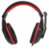 Auriculares Stereo Oficina COOL Dublin con micro (Negro-Rojo) 3