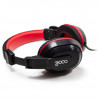 Auriculares Stereo Oficina COOL Dublin con micro (Negro-Rojo) 4