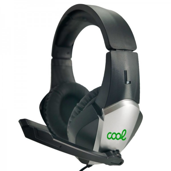 Auriculares Stereo PC / PS4 / PS5 / Xbox Gaming COOL Bremen Iluminación + Adapt. Audio D