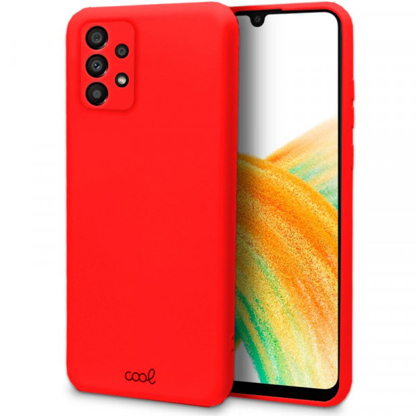 Carcasa COOL para Samsung A336 Galaxy A33 5G Cover Rojo D