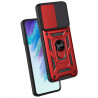 Carcasa COOL para Samsung G990B Galaxy S21 FE Hard Ring Rojo 3