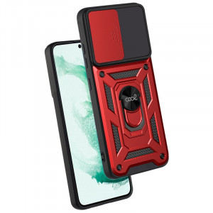 Carcaça COOL para Samsung S906 Galaxy S22 Plus anel rígido vermelho H