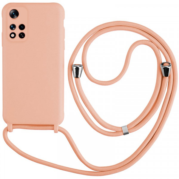 Carcasa COOL para Xiaomi Redmi Note 11 Pro Plus 5G Cordón Liso Rosa D