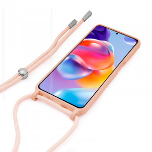 Carcasa COOL para Xiaomi Redmi Note 11 Pro Plus 5G Cordón Liso Rosa H