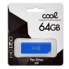 Pen Drive USB x64 GB 2.0 COOL Placa azul 3