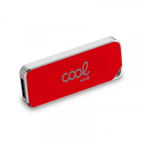 Pen Drive USB x64 GB 2.0 COOL Quadro vermelho M 3