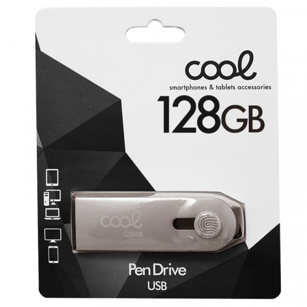 Pen Drive x USB 128 GB 2.0 COOL Optimus Silver M 3
