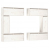 Muebles para TV 6 piezas madera maciza de pino blanco 2
