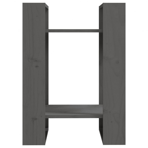 Estante/divisória 41x35x57 cm pinho maciço cinzento M 5