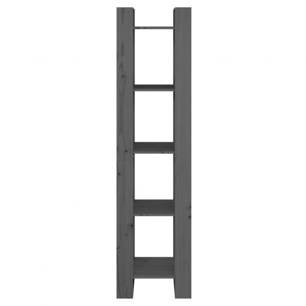 Estante/divisória 41x35x160 cm pinho maciço cinzento M 5