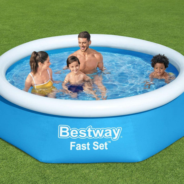 Bestway Piscina insuflável redonda Fast Set 244x66 cm 57265 M 4