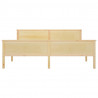 Estructura de cama de madera maciza de pino 180x200 cm 4