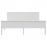Estructura de cama madera maciza de pino 200x200 cm 4