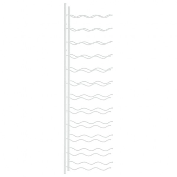 Garrafeira de parede para 36 garrafas ferro branco M 5