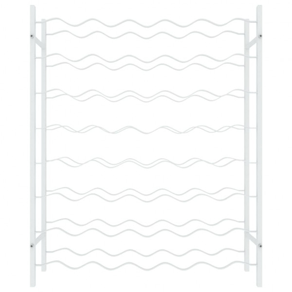 Botellero para 48 botellas de metal blanco M 4