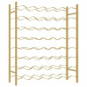 Garrafeira para 48 garrafas metal dourado 2