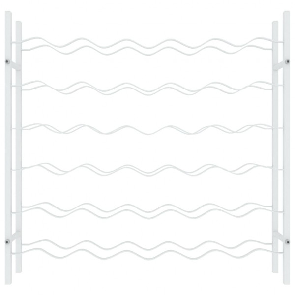 Garrafeira para 36 garrafas metal branco M 4