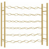 Garrafeira para 36 garrafas metal dourado 2