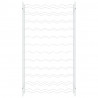 Garrafeira para 72 garrafas metal branco 4