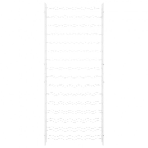 Garrafeira para 96 garrafas metal branco M 4