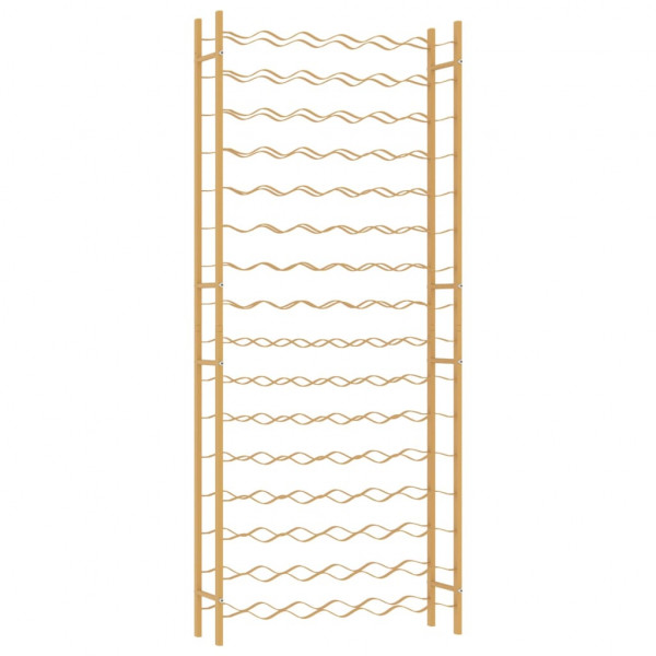 Garrafeira para 96 garrafas metal dourado M 2