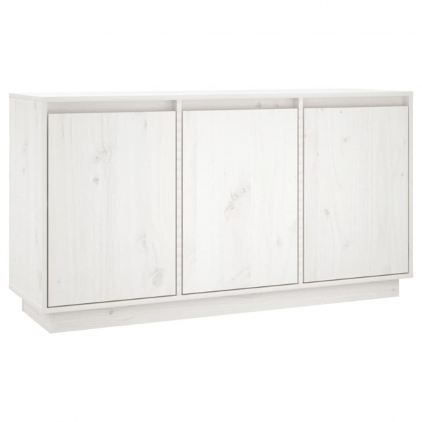 Aparador de madera maciza de pino blanco 111x34x60 cm M 2