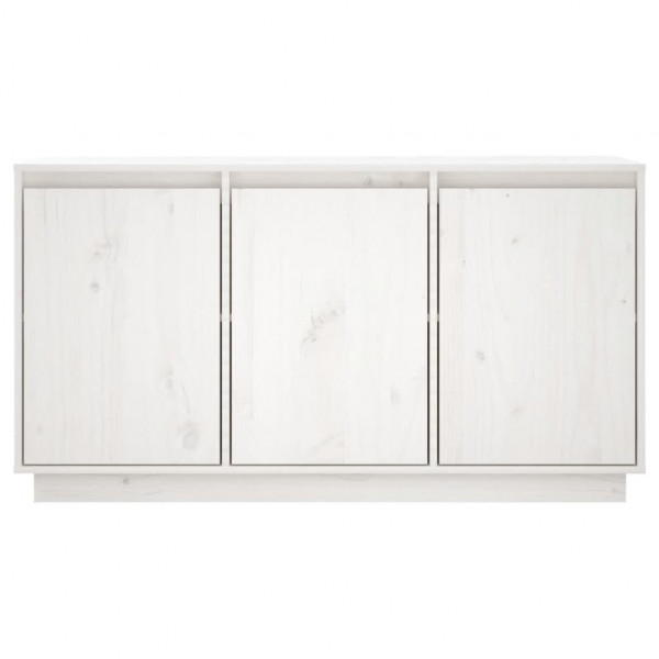 Aparador de madera maciza de pino blanco 111x34x60 cm M 3