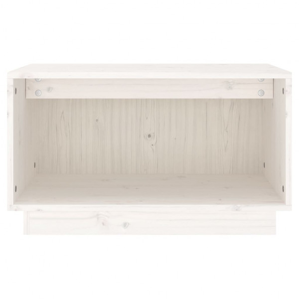 Móvel de TV 60x35x35 cm madeira de pinho maciça branco M 3