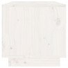 Mueble de TV de madera maciza de pino blanco 60x35x35 cm 4