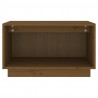 Mueble de TV madera maciza de pino marrón miel 60x35x35 cm 3