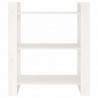 Estantería/divisor de espacios madera pino blanco 80x35x91 cm 5