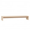Soporte para monitor madera maciza de pino 100x27x15 cm 2