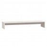Suporte para monitor 100x27x15 cm pinho maciço branco 2
