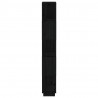 Estantería/divisor de espacios madera pino negro 80x25x163.5 cm 4
