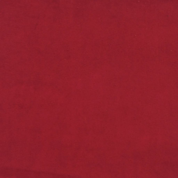 Taburete con patas de madera terciopelo rojo tinto M 4