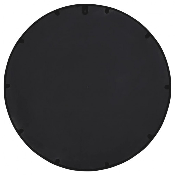 Espejo de hierro redondo negro para uso interior 60x4 cm M 4