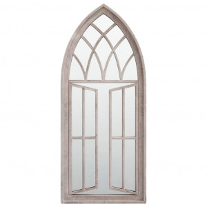 Espelho em ferro p/ uso no interior 70x30 cm cor areia H