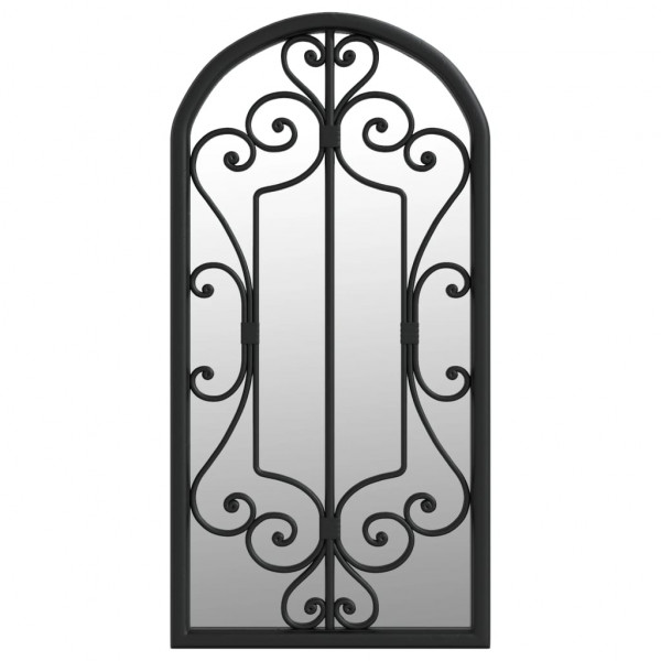 Espejo de hierro negro para uso interior 70x30 cm M 2