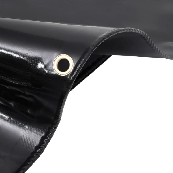 Lona 650 g/m² 3x6 m preto M 5