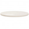 Tampo de mesa pinho maciço Ø60x2.5 cm branco 2