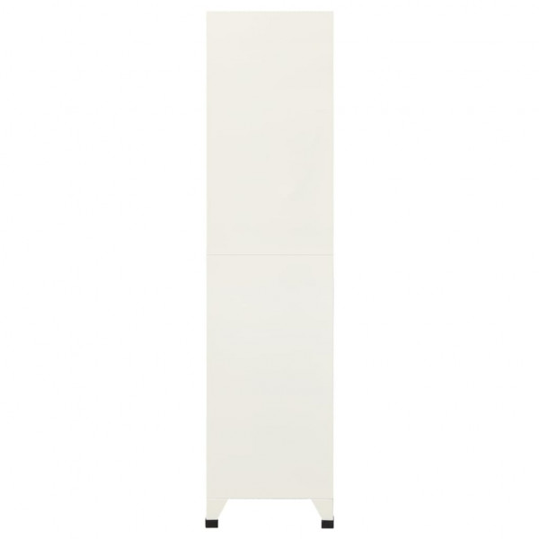 Cacifo aço 90x45x180 cm cinzento e azul M 4