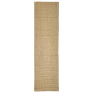 Alfombra de sisal natural 80x300 cm H