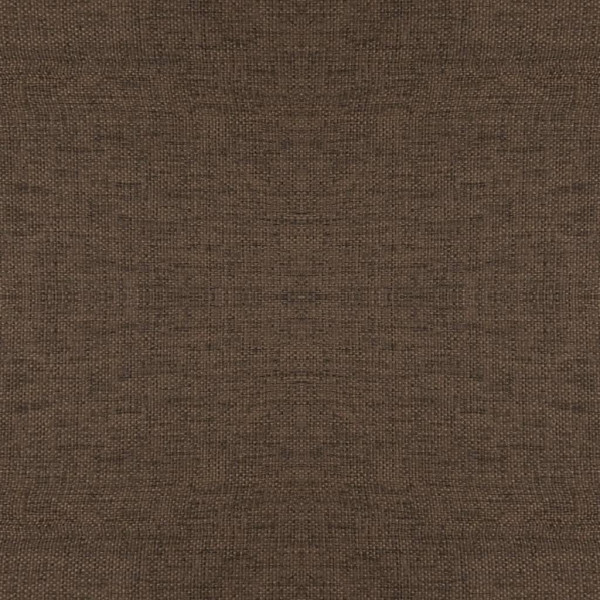 Taburete con patas de madera tapizado tela marrón M 4