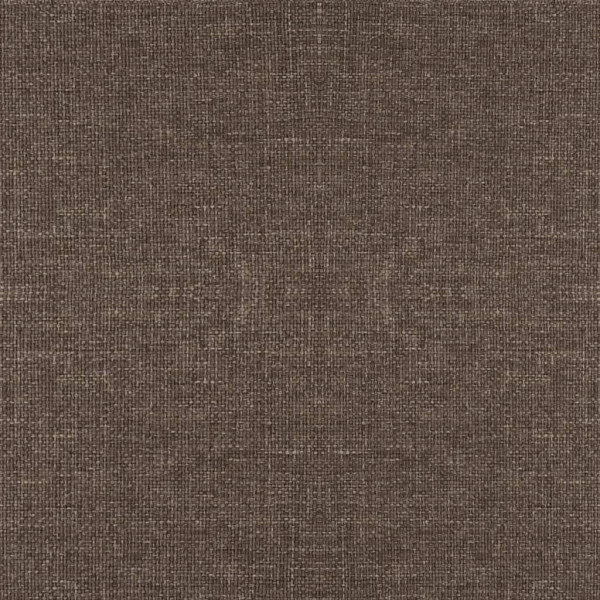 Taburete con patas de madera tapizado tela gris taupé M 4