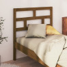 Cabecero de cama madera maciza de pino marrón miel 96x4x100 cm 3