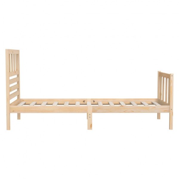 Estrutura de cama pequena solteiro 75x190 cm madeira maciça M 5
